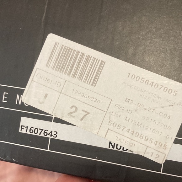 Pointed Toe Neoprene Over The Knee Boot Cream - Picture 5 of 6